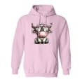 thumbnail image 1 of Inktastic Adorable Highland Cow Adult Hoodie Sweatshirt, 1 of 4
