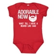 thumbnail image 1 of Inktastic Adorable Now...wait Till I Have a Beard Like Dad in White Boys Baby Bodysuit, 1 of 5