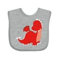 thumbnail image 1 of Inktastic Adorable Red Dragon Boys Baby Bib, 1 of 4