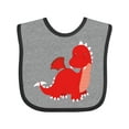 thumbnail image 1 of Inktastic Adorable Red Dragon Boys Baby Bib, 1 of 4