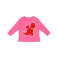 thumbnail image 1 of Inktastic Adorable Red Dragon Boys Long Sleeve Toddler T-Shirt, 1 of 5
