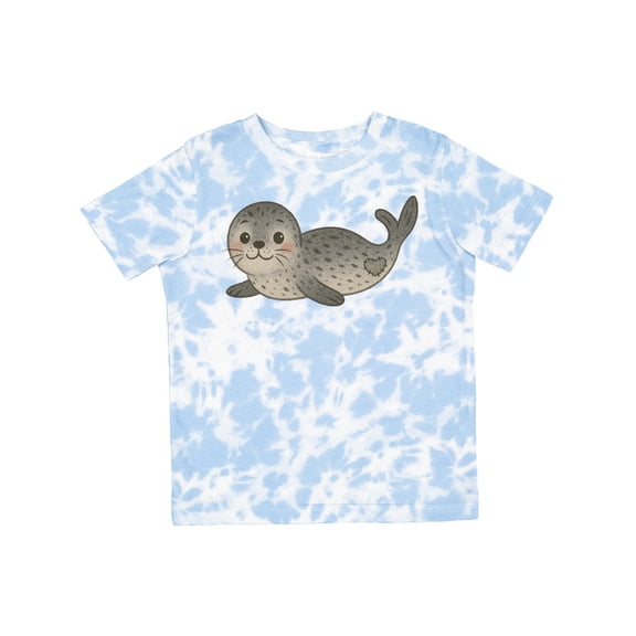 Inktastic Adorable Seal Illustration Cute Animal Art Boys or Girls Toddler T-Shirt