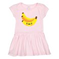 thumbnail image 1 of Inktastic Adorable and Yummy Bananas Girls Toddler Dress, 1 of 4