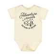 thumbnail image 1 of Inktastic Adventure Awaits Outside in Nature with Tent and Mountains Boys or Girls Baby Bodysuit, 1 of 5