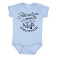 thumbnail image 1 of Inktastic Adventure Awaits Outside in Nature with Tent and Mountains Boys or Girls Baby Bodysuit, 1 of 5