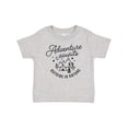 thumbnail image 1 of Inktastic Adventure Awaits Outside in Nature with Tent and Mountains Boys or Girls Baby T-Shirt, 1 of 5