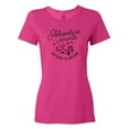 thumbnail image 1 of Inktastic Adventure Awaits Outside in Nature with Tent and Mountains Women's T-Shirt, 1 of 5