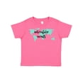thumbnail image 1 of Inktastic Adventure Awaits Teal World Map Boys or Girls Toddler T-Shirt, 1 of 5