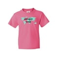 thumbnail image 1 of Inktastic Adventure Awaits Teal World Map Youth T-Shirt, 1 of 5