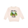 thumbnail image 1 of Inktastic Adventure Awaits Woodland Trail Toddler Sweatshirt, 1 of 4