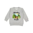 thumbnail image 1 of Inktastic Adventure Awaits Woodland Trail Toddler Sweatshirt, 1 of 4