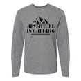 thumbnail image 1 of Inktastic Adventure Is Calling Camping Hiking Long Sleeve T-Shirt, 1 of 5