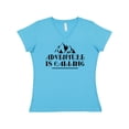 thumbnail image 1 of Inktastic Adventure is Calling Camping Hiking Women's V-Neck T-Shirt, 1 of 5
