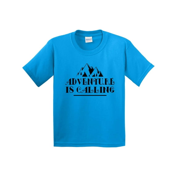 Inktastic Adventure is Calling Camping Hiking Youth T-Shirt