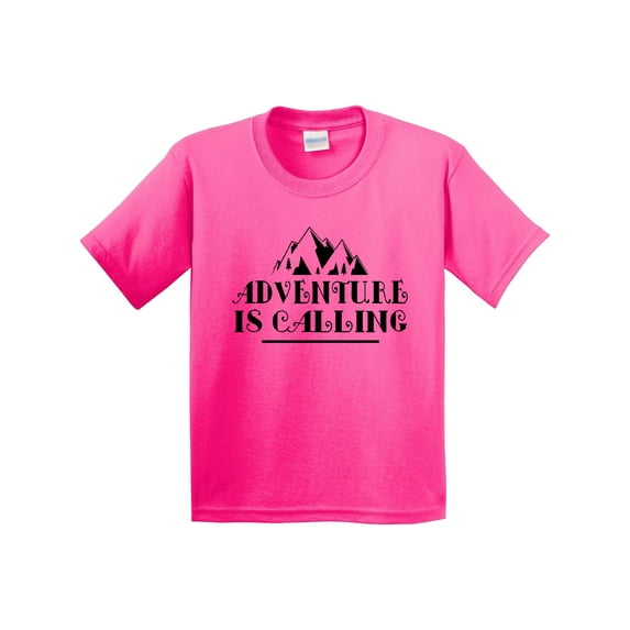 Inktastic Adventure is Calling Camping Hiking Youth T-Shirt