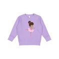 thumbnail image 1 of Inktastic African American Ballerina, Ballet Girl, Pink Tutu Toddler Sweatshirt, 1 of 4