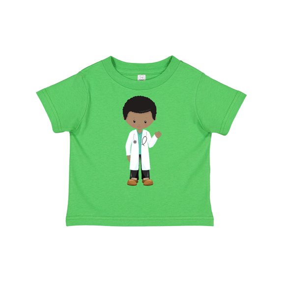 Inktastic African American Boy, Doctor, Boy Wearing Lab Coat Boys Toddler T-Shirt