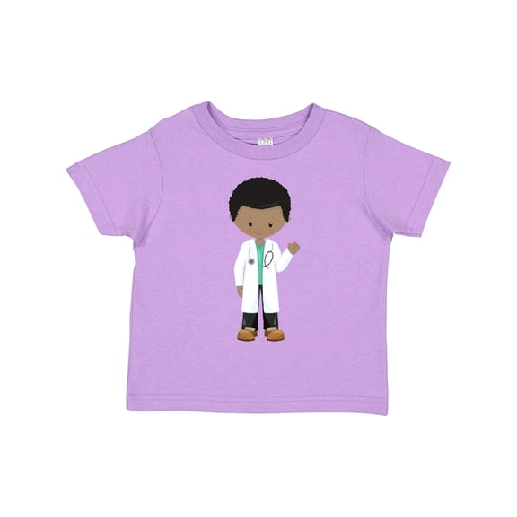 Inktastic African American Boy, Doctor, Boy Wearing Lab Coat Boys Toddler T-Shirt