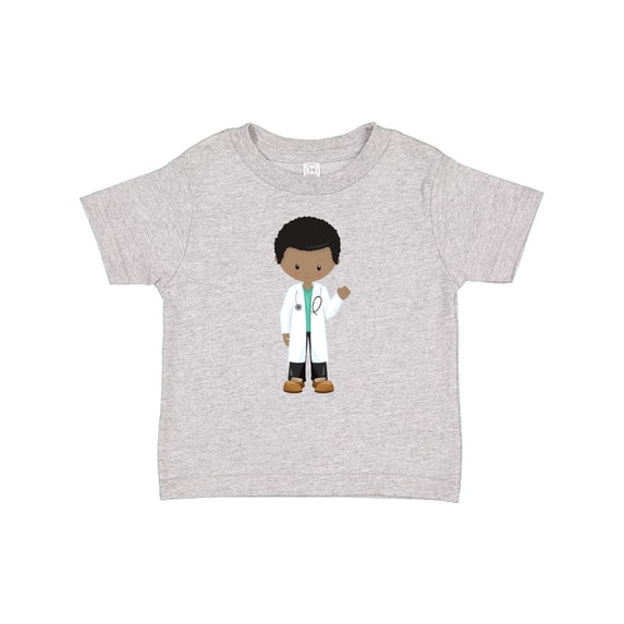 Inktastic African American Boy, Doctor, Lab Coat, Medicine Boys Baby T-Shirt