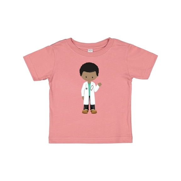 Inktastic African American Boy, Doctor, Lab Coat, Medicine Boys Baby T-Shirt