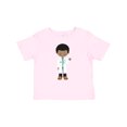thumbnail image 1 of Inktastic African American Boy, Doctor, Lab Coat, Medicine Boys Baby T-Shirt, 1 of 5