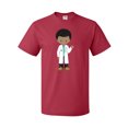 thumbnail image 1 of Inktastic African American Boy, Doctor, Lab Coat, Medicine T-Shirt, 1 of 5