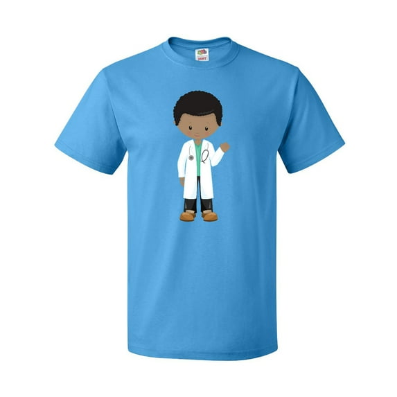 Inktastic African American Boy, Doctor, Lab Coat, Medicine T-Shirt