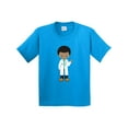 thumbnail image 1 of Inktastic African American Boy, Doctor, Lab Coat, Medicine Youth T-Shirt, 1 of 5