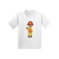 thumbnail image 1 of Inktastic African American Boy, Fireman, Firefighter, Helmet Youth T-Shirt, 1 of 5