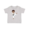 thumbnail image 1 of Inktastic African American Boy, Karate Boy, Black Belt, Kata Boys Toddler T-Shirt, 1 of 5