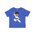 thumbnail image 1 of Inktastic African American Boy, Karate Boy, Kata, Black Belt Boys Toddler T-Shirt, 1 of 5