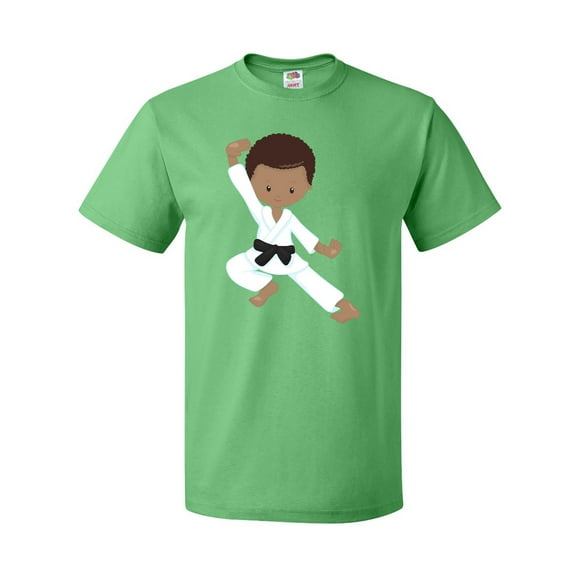 Inktastic African American Boy, Karate Boy, Kata, Black Belt T-Shirt