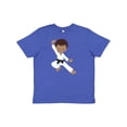 thumbnail image 1 of Inktastic African American Boy, Karate Boy, Kata, Black Belt Youth T-Shirt, 1 of 5