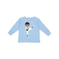 thumbnail image 1 of Inktastic African American Boy, Karate Boy, Black Belt, Kata Boys Long Sleeve Toddler T-Shirt, 1 of 5