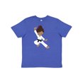 thumbnail image 1 of Inktastic African American Girl, Black Belt, Karate Girl Youth T-Shirt, 1 of 5