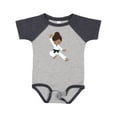 thumbnail image 1 of Inktastic African American Girl, Black Belt, Karate Pose Girls Baby Bodysuit, 1 of 5