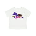 thumbnail image 1 of Inktastic African American Girl, Cape, Superhero Girl Girls Toddler T-Shirt, 1 of 5