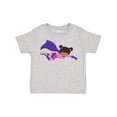 thumbnail image 1 of Inktastic African American Girl, Cape, Superhero Girl Girls Toddler T-Shirt, 1 of 5