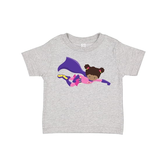 Inktastic African American Girl, Cape, Superhero Girl Girls Toddler T-Shirt