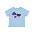 thumbnail image 1 of Inktastic African American Girl, Cape, Superhero Girl Girls Toddler T-Shirt, 1 of 5
