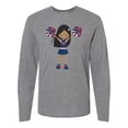 thumbnail image 1 of Inktastic African American Girl, Cheerleaders, Cheerleading Long Sleeve T-Shirt, 1 of 5