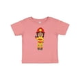 thumbnail image 1 of Inktastic African American Girl, Girl Fireman, Firefighter Girls Baby T-Shirt, 1 of 5