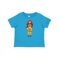 thumbnail image 1 of Inktastic African American Girl, Girl Fireman, Firefighter Girls Baby T-Shirt, 1 of 5