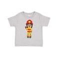 thumbnail image 1 of Inktastic African American Girl, Girl Fireman, Firefighter Girls Toddler T-Shirt, 1 of 5