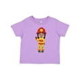 thumbnail image 1 of Inktastic African American Girl, Girl Fireman, Firefighter Girls Toddler T-Shirt, 1 of 5