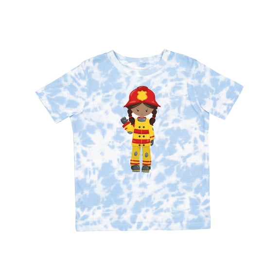 Inktastic African American Girl, Girl Fireman, Firefighter Girls Toddler T-Shirt