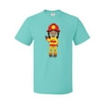 thumbnail image 1 of Inktastic African American Girl, Girl Fireman, Firefighter T-Shirt, 1 of 5