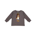 thumbnail image 1 of Inktastic African American Girl, Painter, Painting, Brush Girls Long Sleeve Toddler T-Shirt, 1 of 5