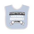 thumbnail image 1 of Inktastic African American Independence Juneteenth Boys or Girls Baby Bib, 1 of 4