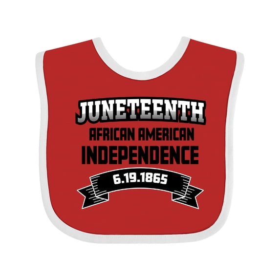 Inktastic African American Independence Juneteenth Boys or Girls Baby Bib